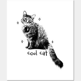 Cool Cat Posters and Art